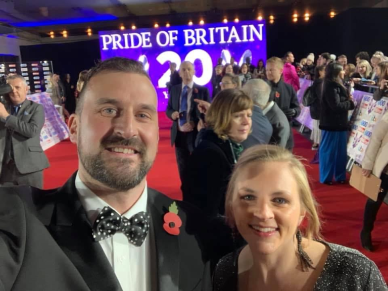 Ross & Naomi at Pride of Britain awards 2020